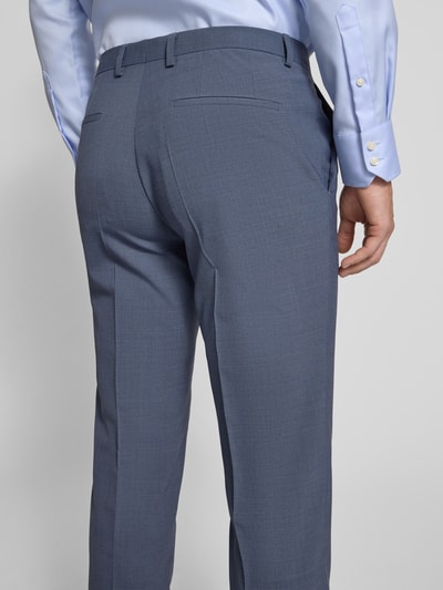 HUGO Slim Fit Anzughose mit Schurwoll-Anteil Modell 'HESTEN' Blau 3