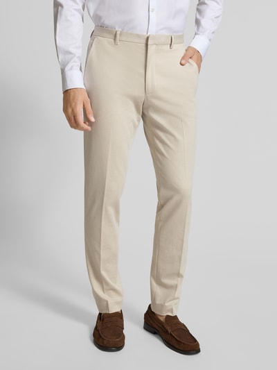 MCNEAL Stoffen broek met Franse steekzakken Beige - 4