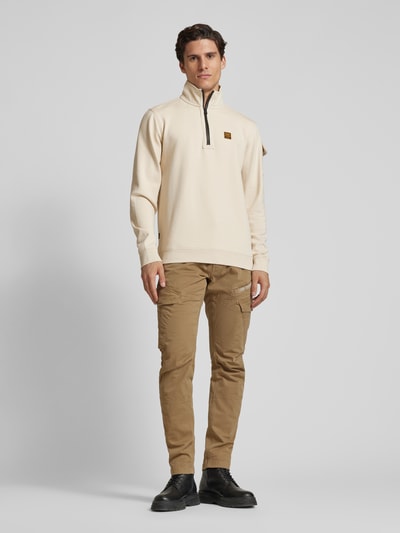 PME Legend Sweatshirt met opstaande kraag Offwhite - 1