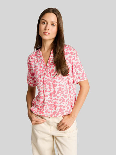 Tom Tailor Regular Fit Bluse aus Viskose Pink 4