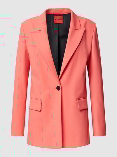 HUGO Blazer mit Reverskragen Modell 'ASERANA' Koralle 2