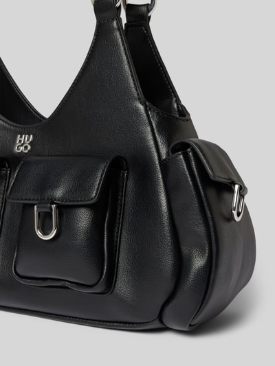 HUGO Handtasche mit kurzen Tragegriffen Modell 'Caliope' Black 3