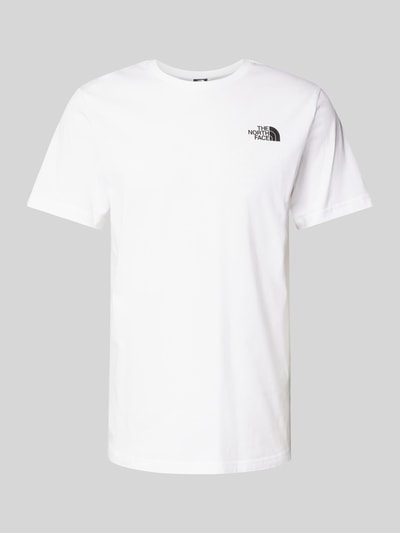 The North Face T-Shirt mit Label-Print Weiss 1