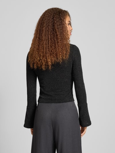 Noisy May Longsleeve mit Rundhalsausschnitt Modell 'GILLY' Black 5