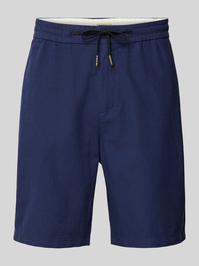 Scotch & Soda Regular fit bermuda met steekzakken opzij, model 'FAVE' Donkerblauw - 2