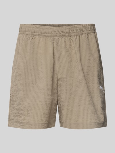 PUMA PERFORMANCE Shorts mit Label-Stitching Khaki 2