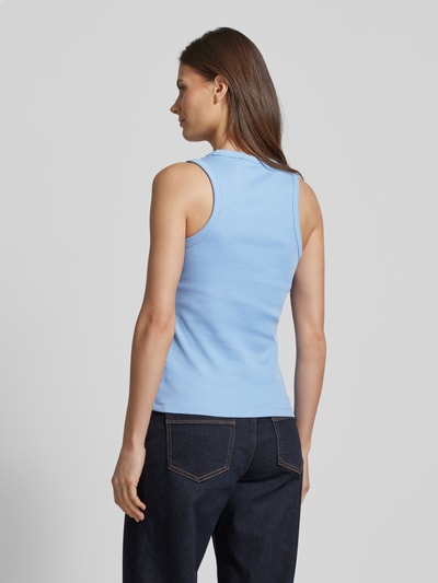 Tom Tailor Denim Regular fit tanktop met katoen Lichtblauw - 5