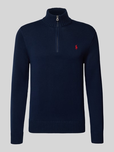 Polo Ralph Lauren Schipperstrui met labelstitching Marineblauw - 2