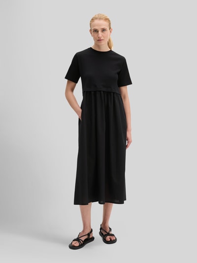 Marc O'Polo Sukienka casualowa o kroju loose fit z czystej bawełny Czarny 4
