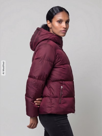 GANT Steppjacke mit Kapuze Bordeaux 4