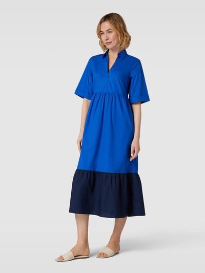 Christian Berg Woman Midikleid im Colour-Blocking-Design Royal 1