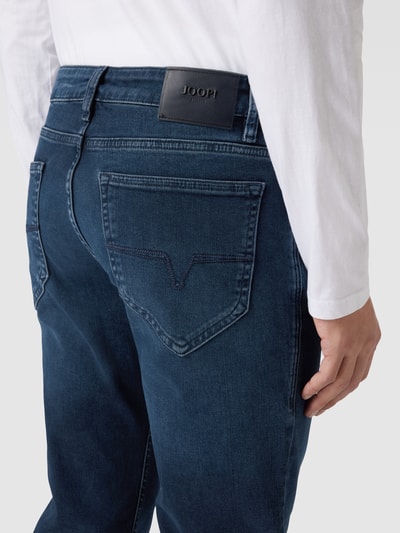 JOOP! Jeans Jeansy z zapięciem na guzik i zamek błyskawiczny model ‘Mitch’ Granatowy 3