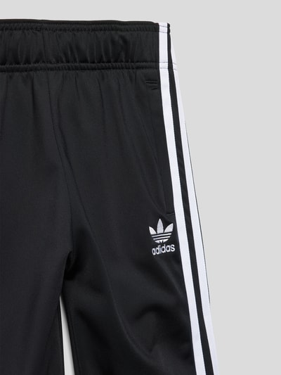 adidas Originals Regular fit sweatpants met labelstitching Zwart - 2