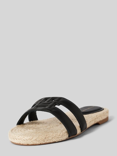 Tommy Hilfiger Slides in Flecht-Optik Black 1