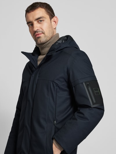 BOSS Green Parka met capuchon, model 'Terra' Donkerblauw - 3