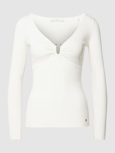 Guess Gebreide pullover met labeldetail, model 'NICOLE' Offwhite - 2