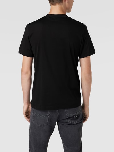 Calvin Klein Jeans T-Shirt mit unifarbenem Design Black 5