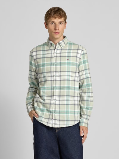 Tommy Jeans Regular fit vrijetijdsoverhemd van puur katoen Groen - 4