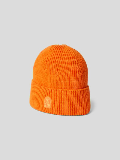 Parajumpers Beanie mit Label-Applikation Orange 2