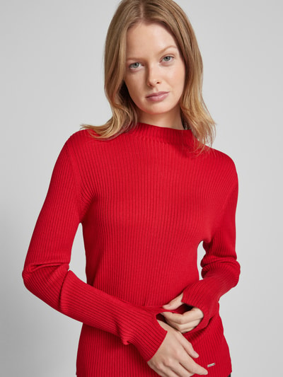 Brax Strickpullover mit Turtleneck Modell 'STYLE.LYNN' Rot 3