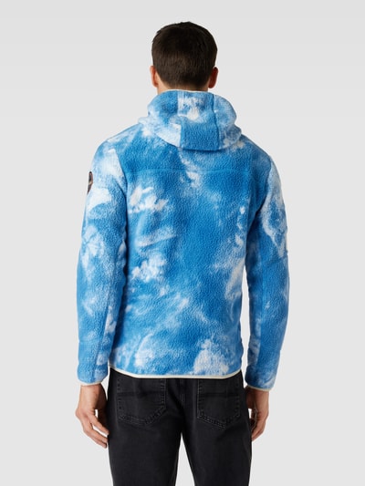 Napapijri Sweatjacke mit Logo-Detail Modell 'YUPIK' Blau 5