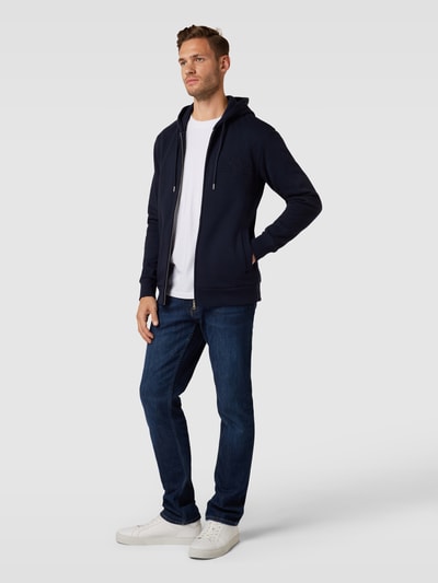 Gant Sweatjacke mit Label-Stitching Marine 1