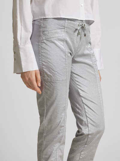 TONI Regular Fit Jogpants mit Tunnelzug Modell 'Sue' Silber 3