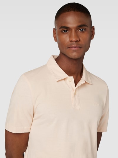 s.Oliver RED LABEL Poloshirt aus Baumwolle mit Label-Detail Apricot 3