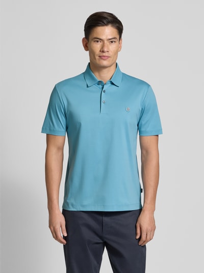 BOSS Regular Fit Poloshirt aus reiner Baumwolle Aqua 4