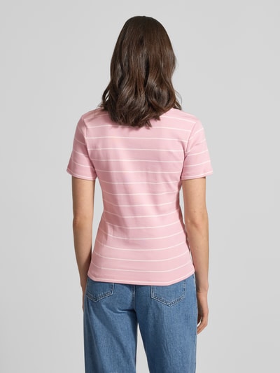 Tommy Hilfiger T-shirt Slim Fit z czystej bawełny Różowy 5