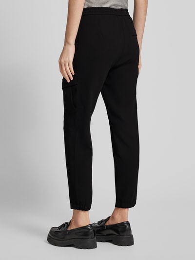 MAC Spodnie cargo o kroju regular fit z elastycznym pasem model ‘Easy Cool’ Czarny 5