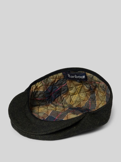 Barbour Schiebermütze aus Baumwoll-Mix Modell 'BARLOW' Oliv 2