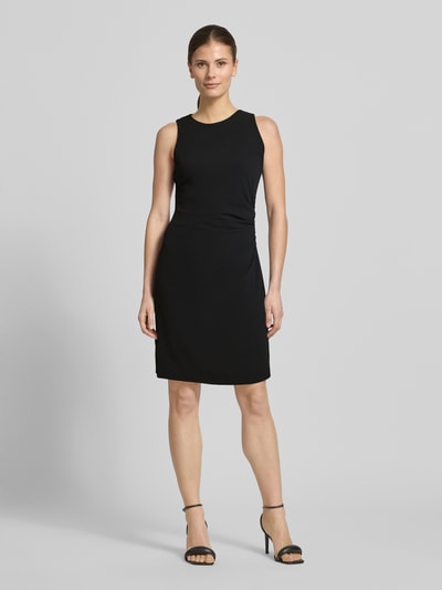 HUGO Tailliertes Businesskleid mit Raffung Modell 'KENDELA' Black 1