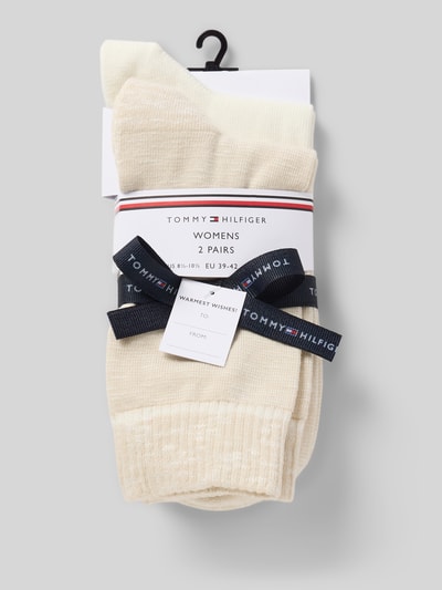 Tommy Hilfiger Strümpfe mit verstärkter Ferse Offwhite 3