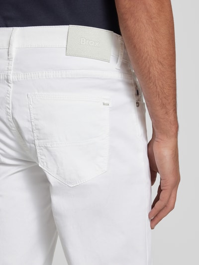 Brax Stoffhose mit 5-Pocket-Design Modell 'CADIZ' Weiss 3