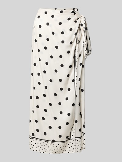 Produktfoto, Maxirok uit zuiver viscose Model 'Alba' van Ted Baker, losse pasvorm, sierstrik, bandwijdte maat 36: 38 cm, totale lengte maat 36: 95 cm