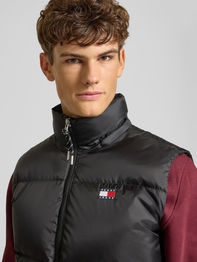 Tommy Jeans Regular fit bodywarmer met afneembare capuchon Zwart - 3