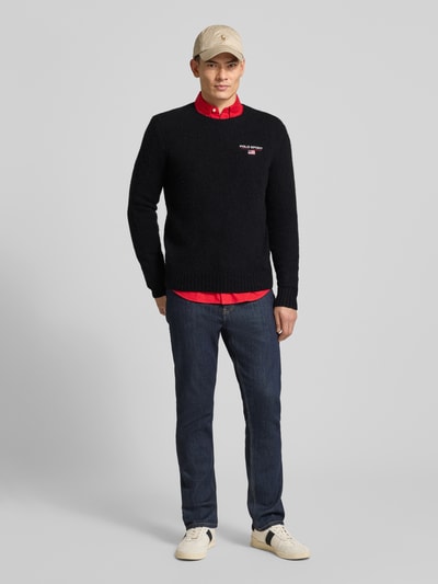 Polo Ralph Lauren Regular Fit Pullover aus Woll-Mix mit Alpaka-Anteil Black 1