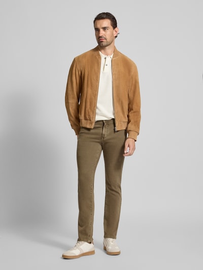 MCNEAL Slim Fit Jeans im 5-Pocket-Design Schlamm 1