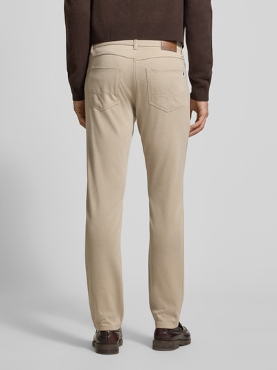 Christian Berg Men Stoffen broek met Franse steekzakken Zand - 5