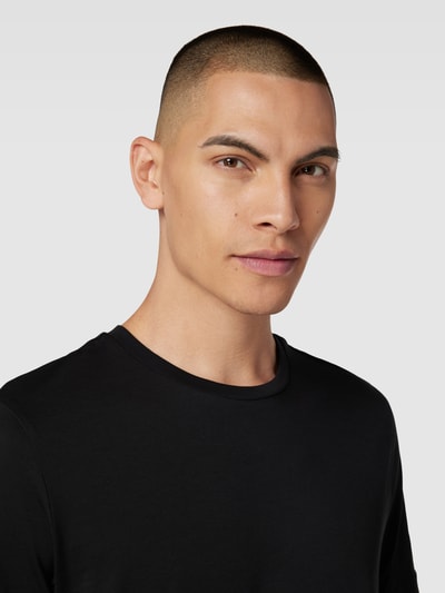 Christian Berg Men T-shirt z bawełny z okrągłym dekoltem Czarny 3