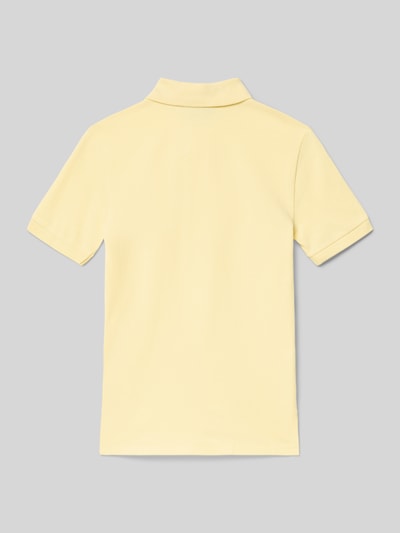 Productfoto, Regular Fit Poloshirt aus reiner Baumwolle van Polo Ralph Lauren Teens, effen kleuren, piqué, korte mouw, polokraag, 2-knoopsluiting