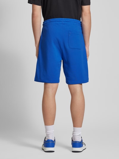 Hugo Blue Regular Fit Sweatshorts mit Label-Patch Modell 'Nasensio' Blau 5