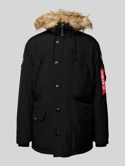 Alpha Industries Parka mit Stehkragen Anthrazit 1