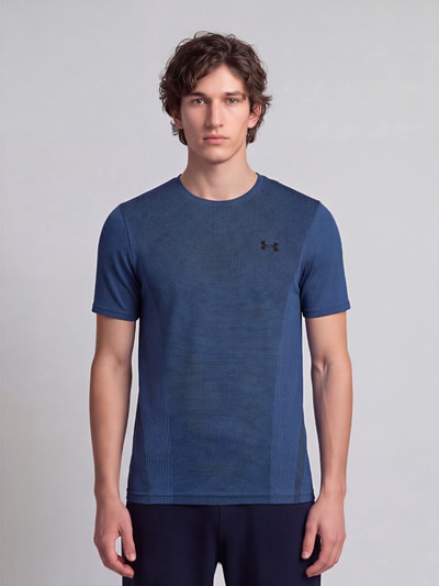Under Armour Regular Fit Sport-T-Shirt mit Logo-Print  Rauchblau 4