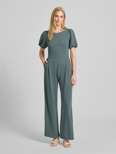 Swing Jumpsuit mit Taillenpasse Gruen 1