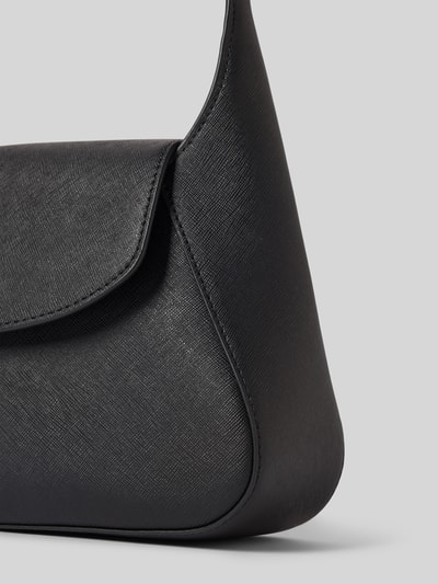 Lauren Ralph Lauren Torebka skórzana z aplikacją z logo model ‘SCHYLAR’ Czarny 3