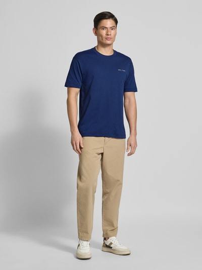 Marc O'Polo Regular Fit T-Shirt aus reiner Baumwolle Royal 1