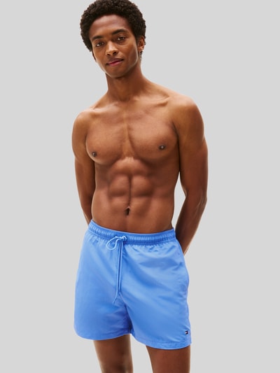 Tommy Hilfiger Regular Fit Badehose mit Logo Stitching Blau 3