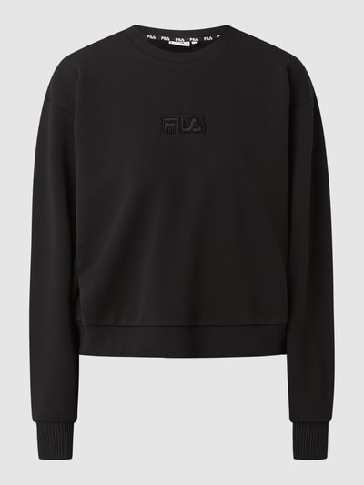 FILA Sweatshirt van katoenmix, model 'Bansko' Zwart - 2